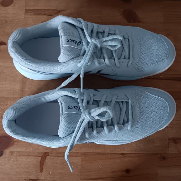 ASICS Gel-Dedicate 8 Pickleball Women's Size 9.5 Cool Grey/ Vintage Indigo - Picture 4 of 11